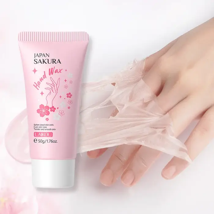 Sakura-Crème hydratante pour les mains à la paraffine, 50g, masque de soin, répare les callosités