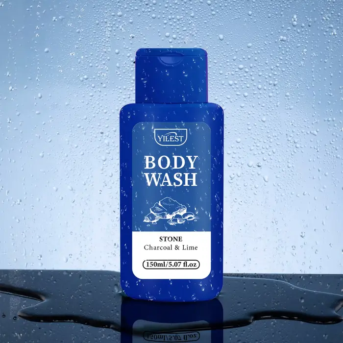 YILEST Lavage corporel au charbon de bois et au citron Nettoyage en profondeur