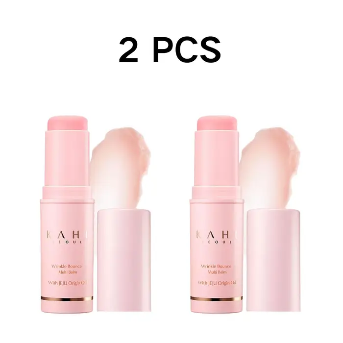 Spray facial anti-rides au collagène KAHI, bâton rose au collagène, baume rebondissant anti-rides, c