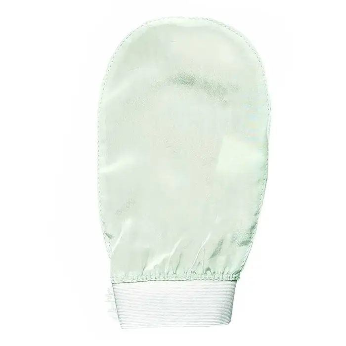 Gant de bain exfoliant en soie, éponge de douche en nylon pour le dos, accessoires de salle de bain