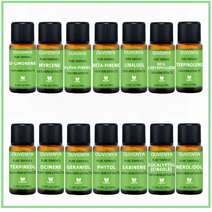 Huile essentielle de terpène pure biologique