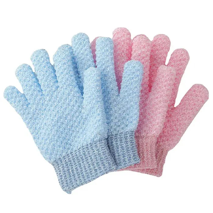Gants de gIslande extensibles pour la douche et le bain