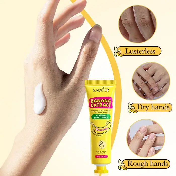 Crème pour les mains à la banane Sadoer