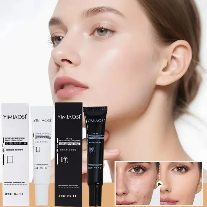 Crème Réparatrice Anti-Rougeurs Visage – Améliore la Peau Sensible et la Sécheresse – Lotion Hydratante Apaisante – Élimine la Rosacée – Jour et Nuit