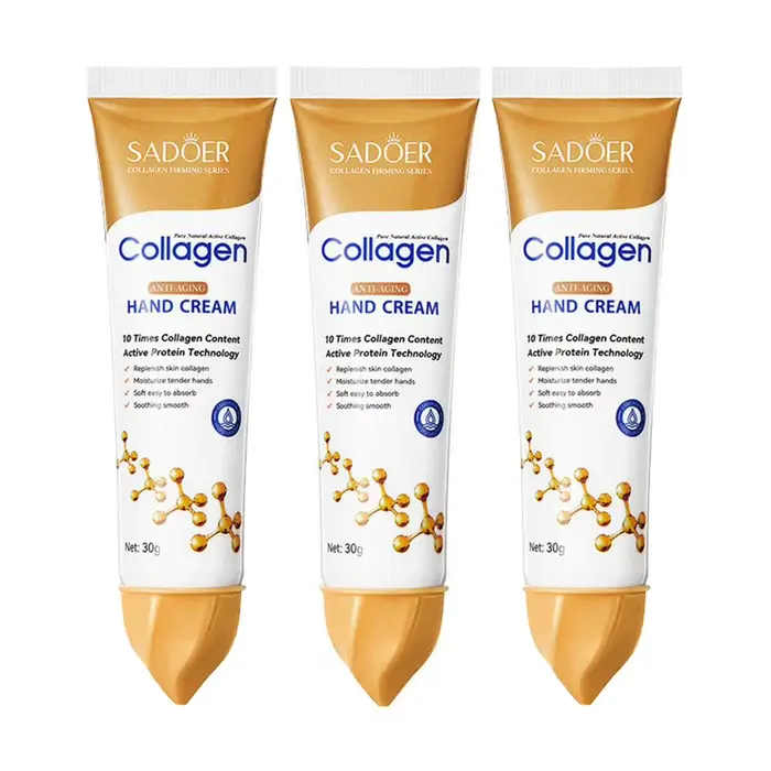 Crème pour les mains au collagène, adoucit la peau, nourrit, hydrate, soins de la peau coréens, prod