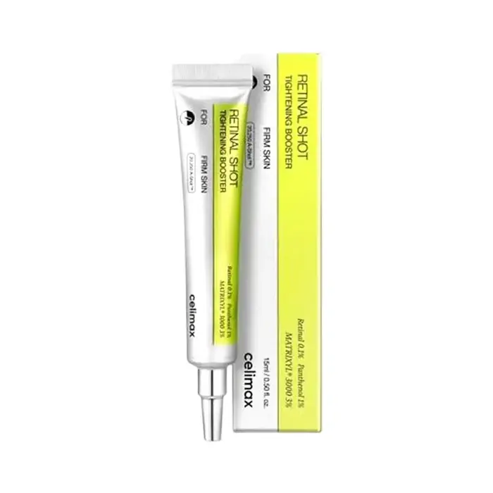 Celimax Retinol Shot : Crème de Soin Visage Raffermissante et Liftante au Collagène et Peptides, Écl