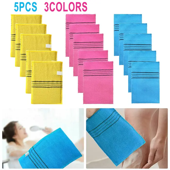 Serviettes de douche extensibles pour adultes