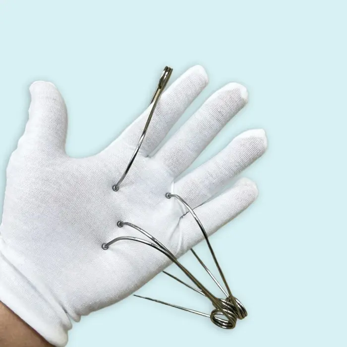 Pince de Massage en métal pour points d'acupuncture